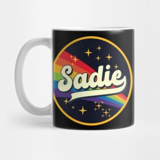 Sadie // Rainbow In Space Vintage Style Mug